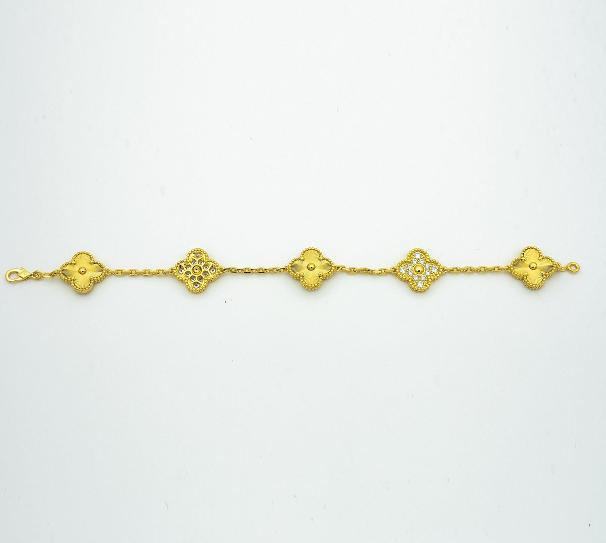 [Renovia Jewelry] CLOVER 5 MOTIF LASER BRACELET COLLECTION